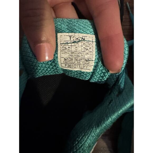 Asics Gel-nimbus 13 Womens Black And Green Size 8 T192N - Picture 7 of 7